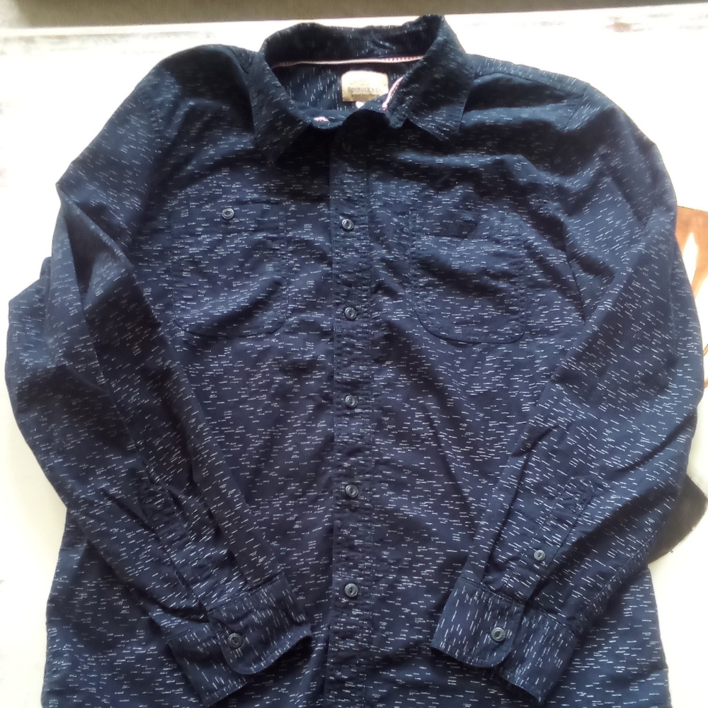 Button Down Digital Striped Shirt - image 5